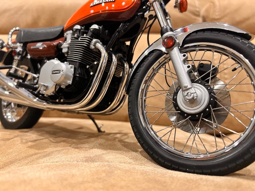 ミニチャンプ カワサキ Z1 火の玉 1/6 激レア ダイキャストバイク 旧車