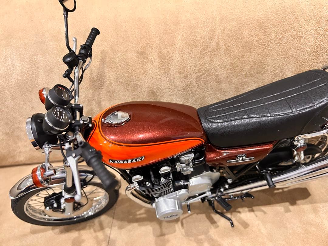 ミニチャンプ カワサキ Z1 火の玉 1/6 激レア ダイキャストバイク 旧車