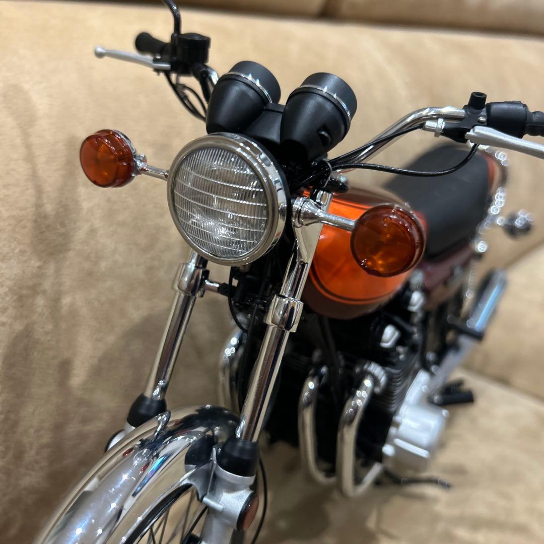 ミニチャンプ カワサキ Z1 火の玉 1/6 激レア ダイキャストバイク 旧車