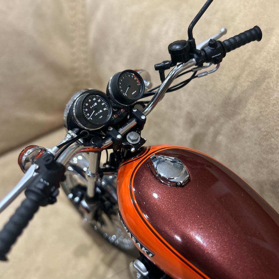 ミニチャンプ カワサキ Z1 火の玉 1/6 激レア ダイキャストバイク 旧車