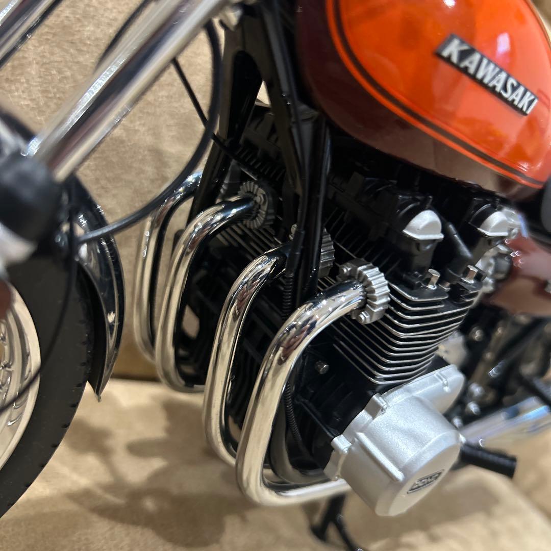 ミニチャンプ カワサキ Z1 火の玉 1/6 激レア ダイキャストバイク 旧車