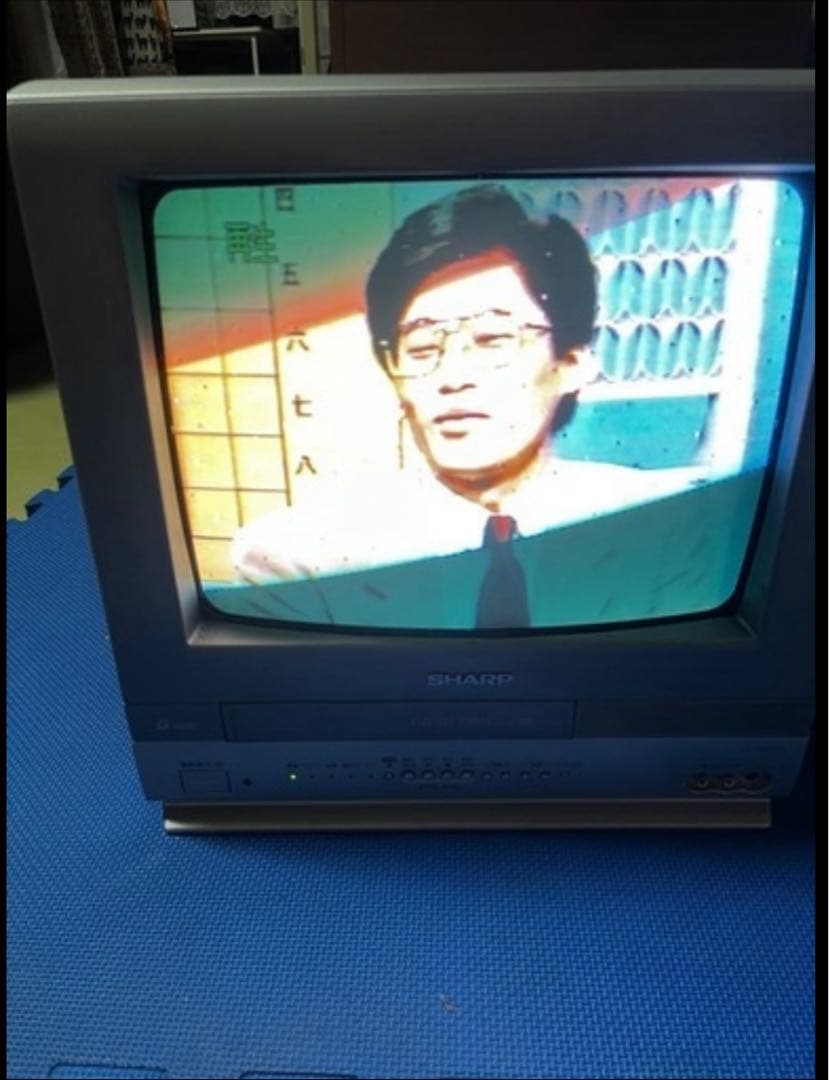 シャープ　ブラウン管　テレビデオ