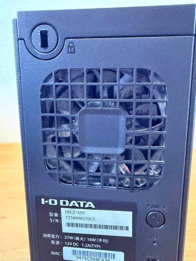 外付けハードディスク・ドライブ I-O DATA HDL2-AA6E NAS 6TB
