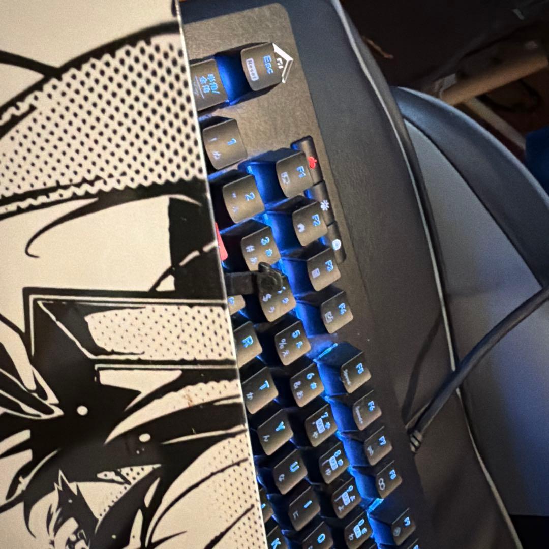 ツクモ　初音ミクキーボード　nature elite rgb 箱無し