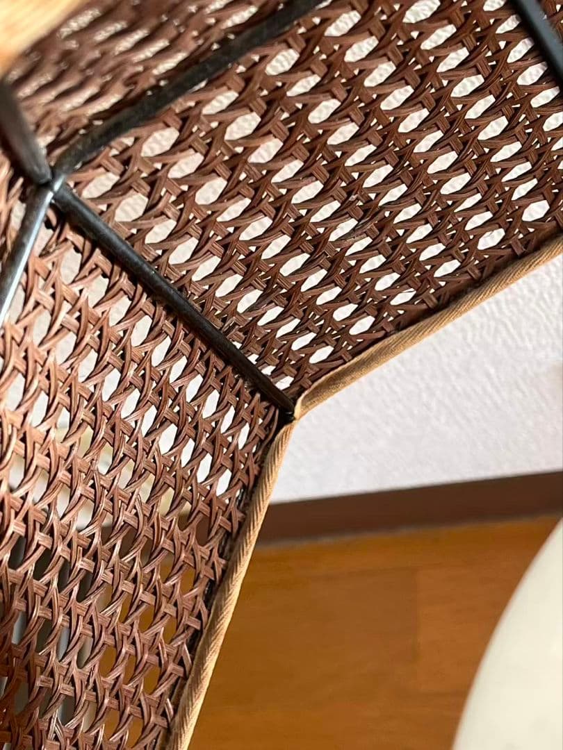 天然素材　籐　アンティークランプ　貴重　古美術品