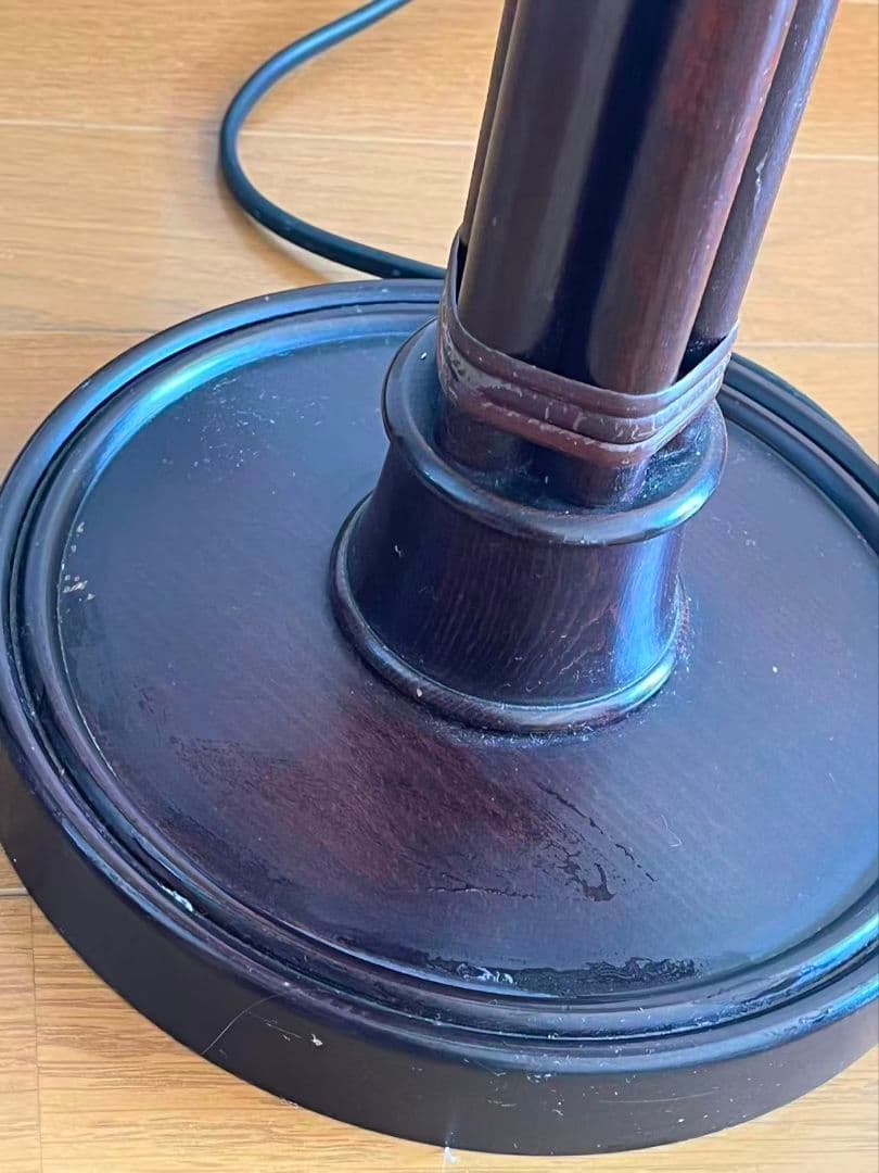 天然素材　籐　アンティークランプ　貴重　古美術品