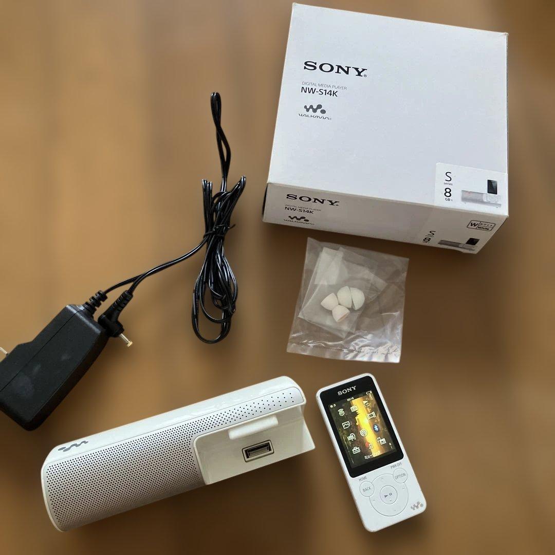 【編集中購入不可】SONY NW-S14K デジタルメディアプレーヤー ホワイト