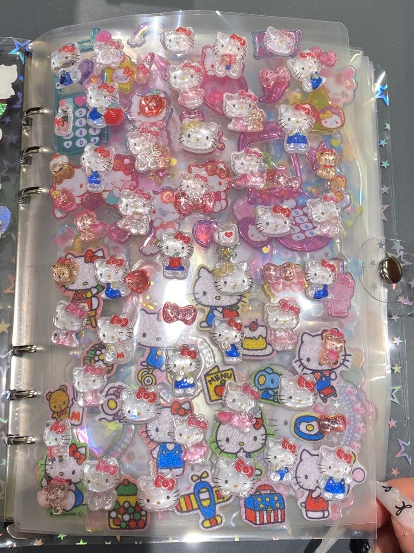 シール帳 完成品 A5 サンリオ ちいかわ しずくちゃん ボンボンドロップシール