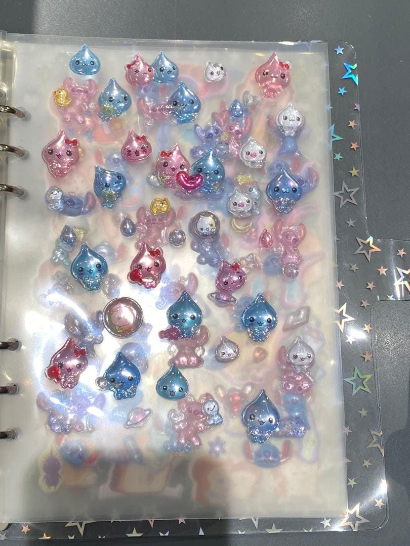 シール帳 完成品 A5 サンリオ ちいかわ しずくちゃん ボンボンドロップシール