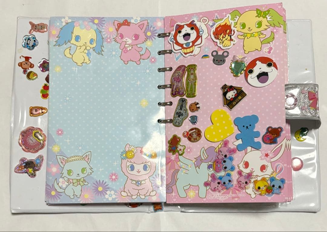 【完成品】★希少 レア時物★ジュエルペット シール帳 バインダー付き 平成女児