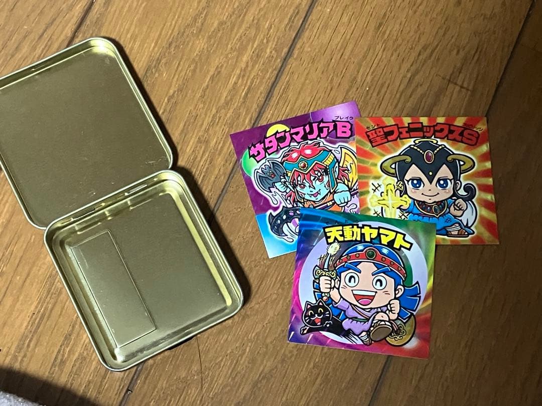 【非売品】ビックリマン　ルーツ伝　シール　懸賞　当選　缶ケース