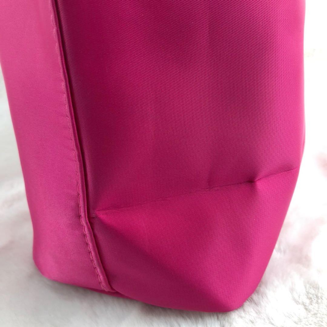 PRADA ノベルティ 巾着型 ナイロン ポーチ ピンク pr1