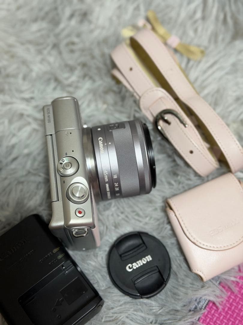 Canon EOS M100 ピンク EF-M 15-45mm