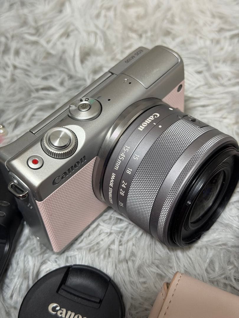 Canon EOS M100 ピンク EF-M 15-45mm