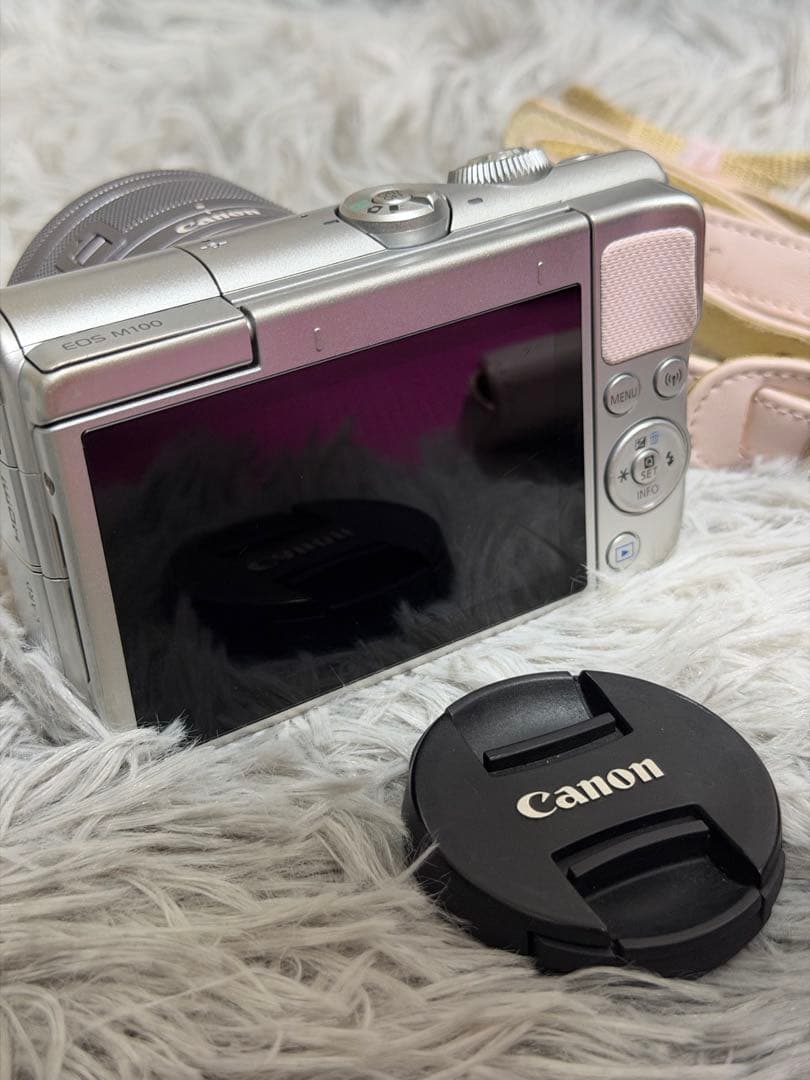 Canon EOS M100 ピンク EF-M 15-45mm