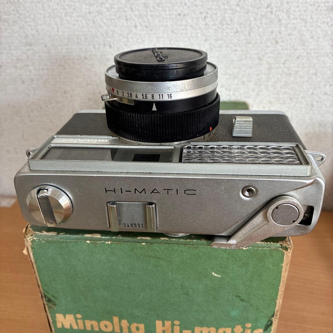 【中古/レア品】ミノルタ HI-MATIC 初代 ハイマチック フィルムカメラ