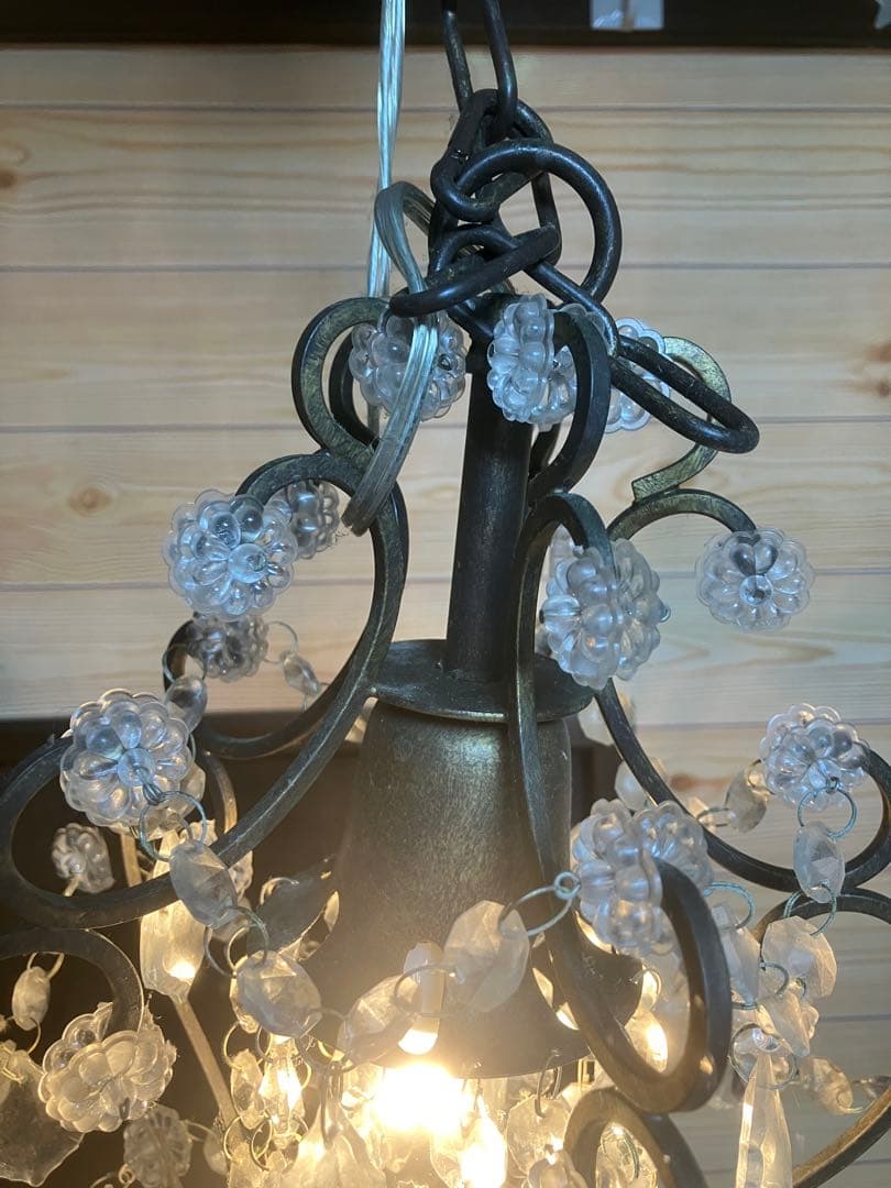 エレガントなクリスタルシャンデリア　No.OF-006/1 ランプ付