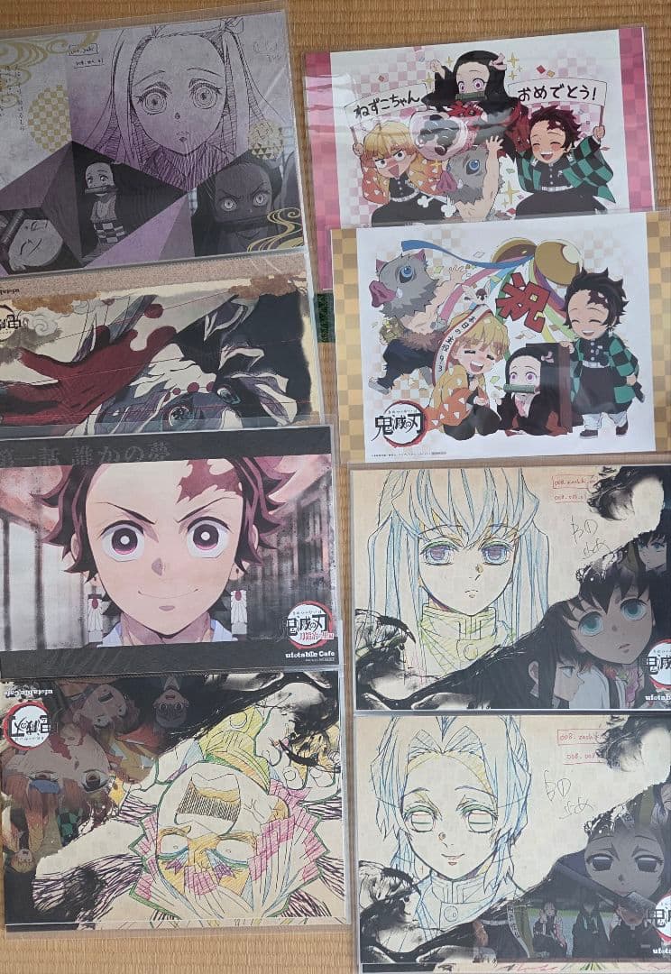 鬼滅　ufotable カフェ ダイニング ランチョンマット ケース　まとめ売り