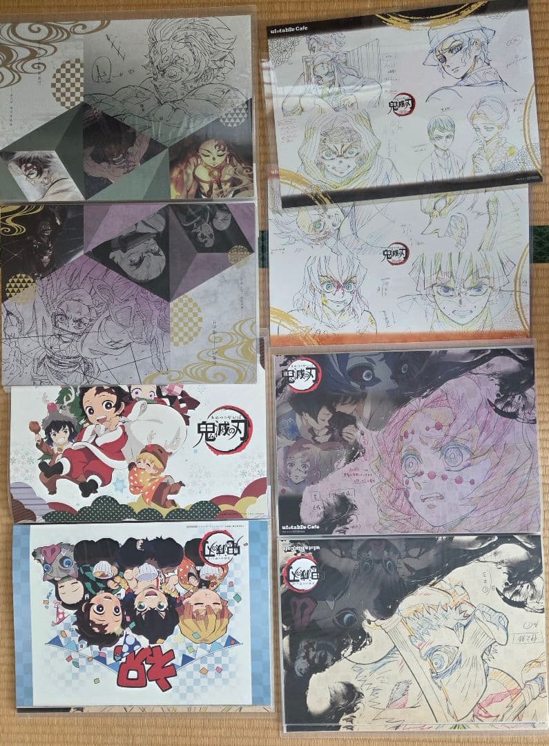 鬼滅　ufotable カフェ ダイニング ランチョンマット ケース　まとめ売り