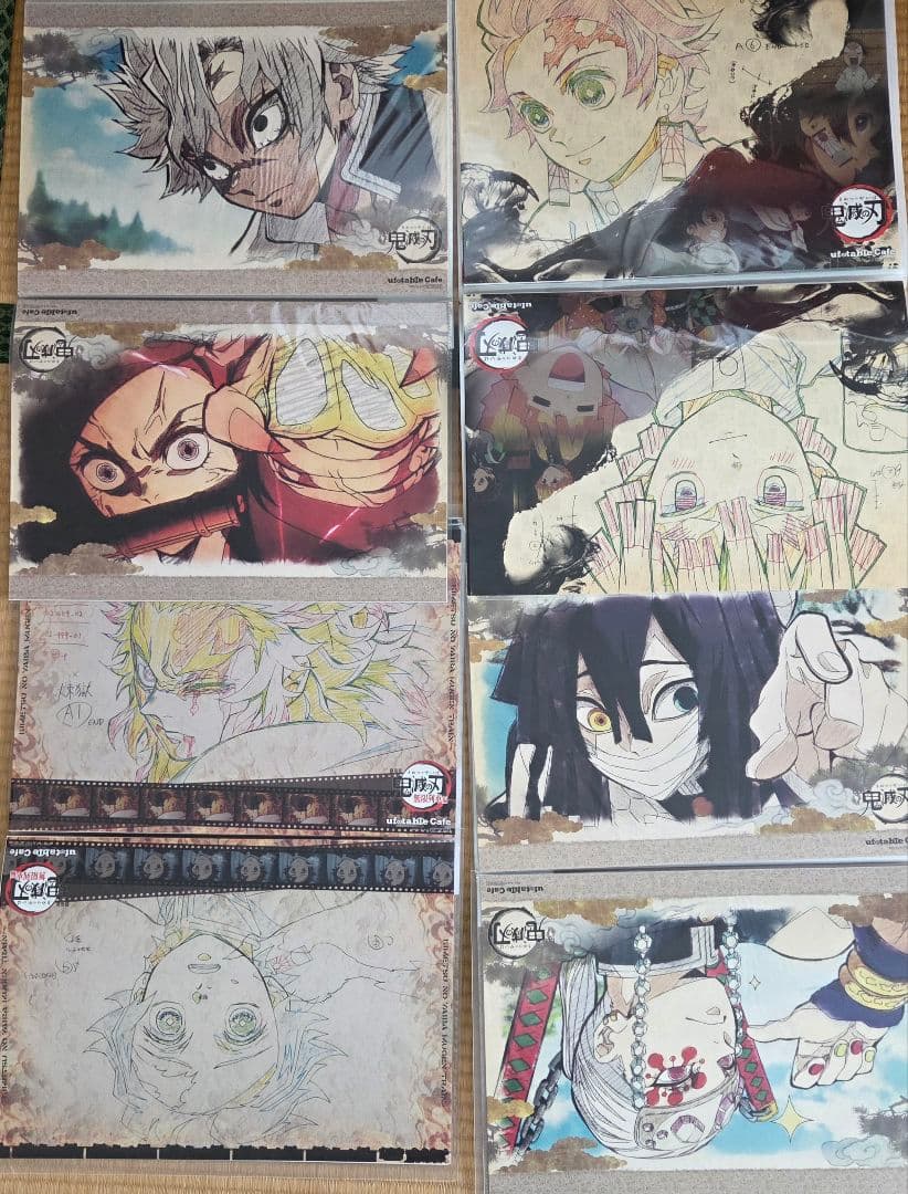 鬼滅　ufotable カフェ ダイニング ランチョンマット ケース　まとめ売り