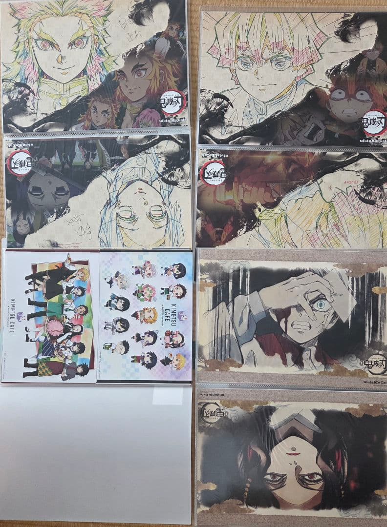 鬼滅　ufotable カフェ ダイニング ランチョンマット ケース　まとめ売り