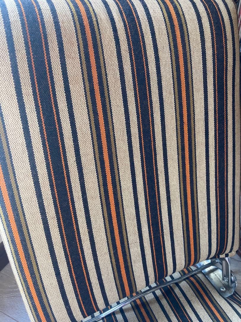 【期間限定値下げ中】昭和レトロ折り畳み座椅子　2脚セット　コンパクト　ビンテージ