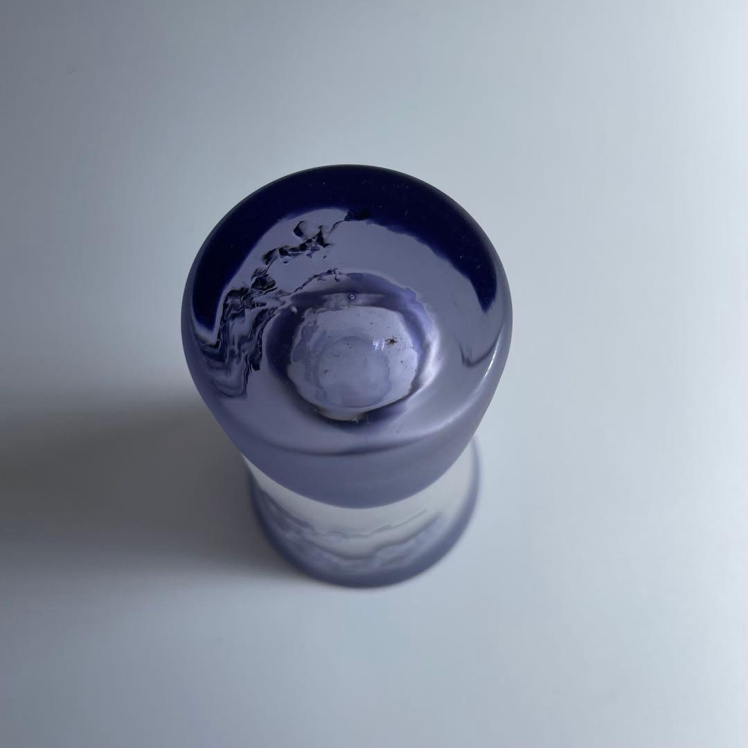 ぶどう模様の紫色グラス10カップ