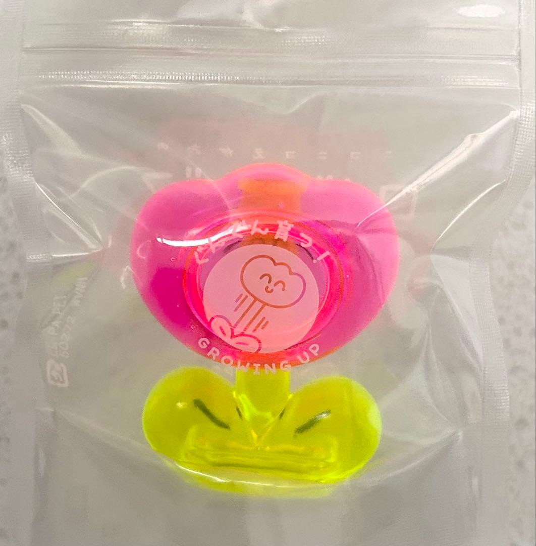 新品 おひげのポン ロドリゲス ネオンピンク クリアソフビ フィギュア