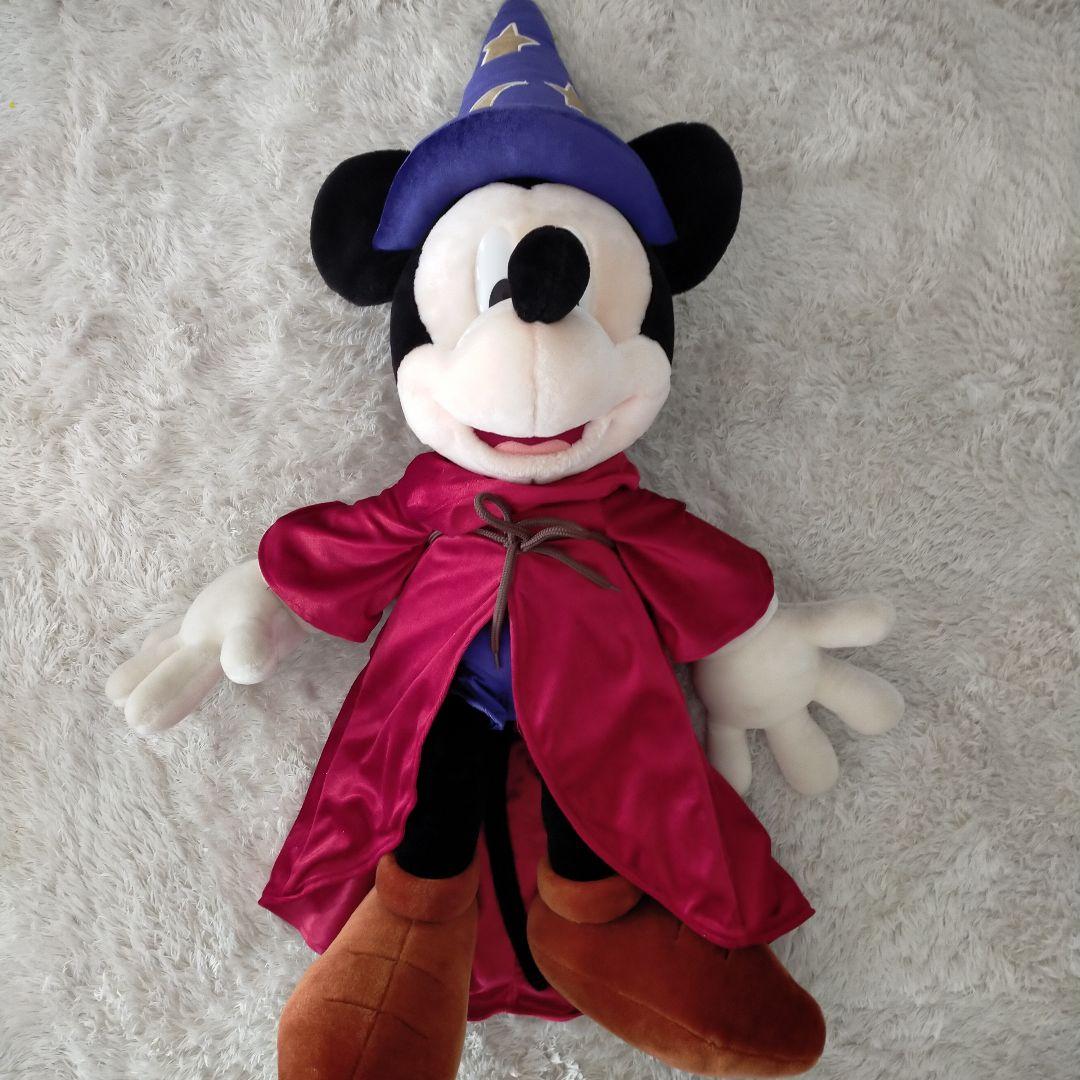 希少　匿名配送　ミッキー　ファンタジア　魔法使い　ビッグ　ぬいぐるみ