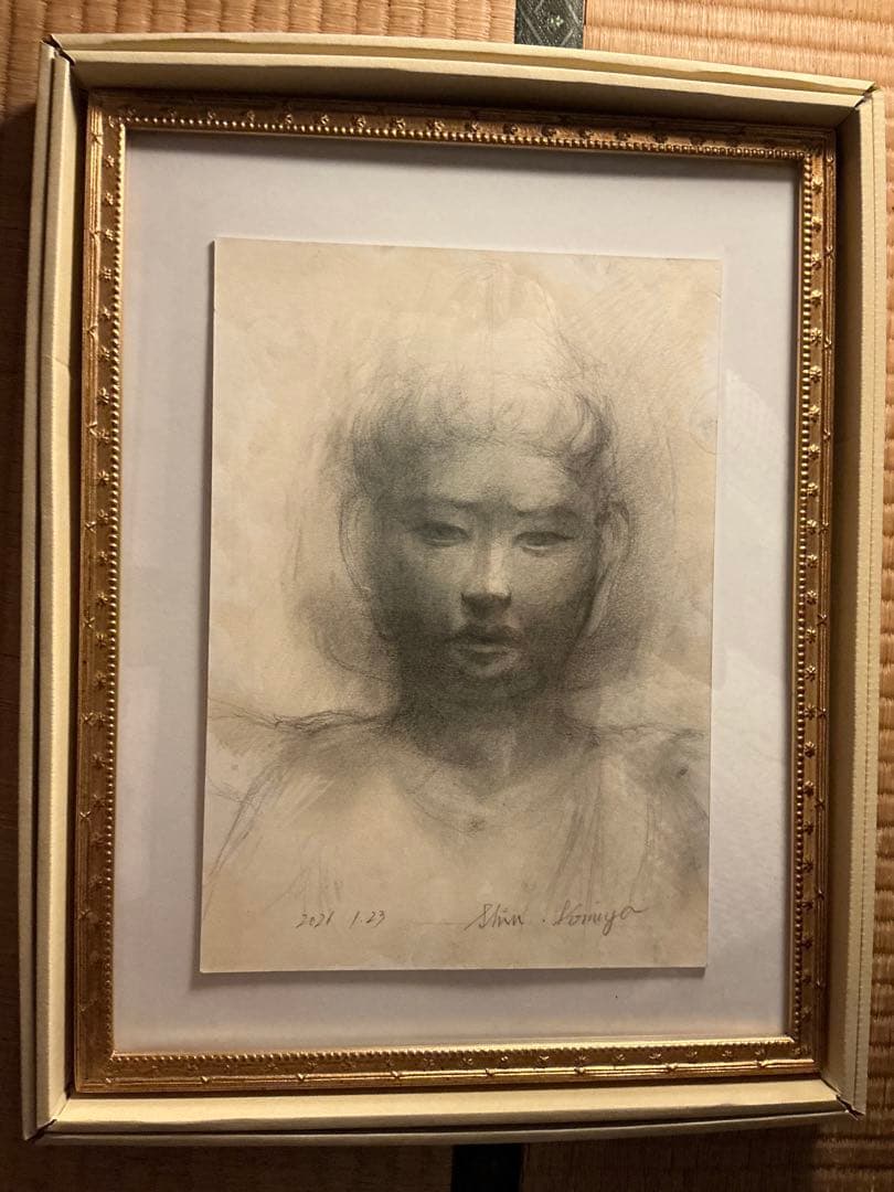 興福寺　阿修羅像　デッサン