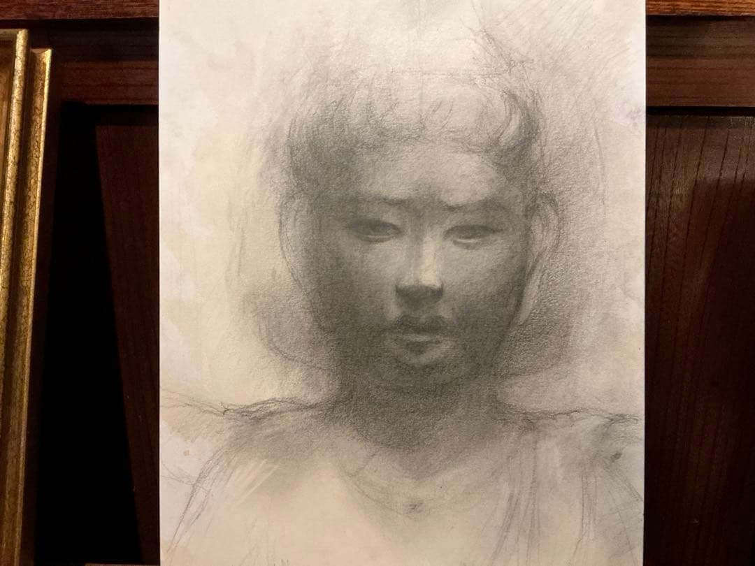 興福寺　阿修羅像　デッサン