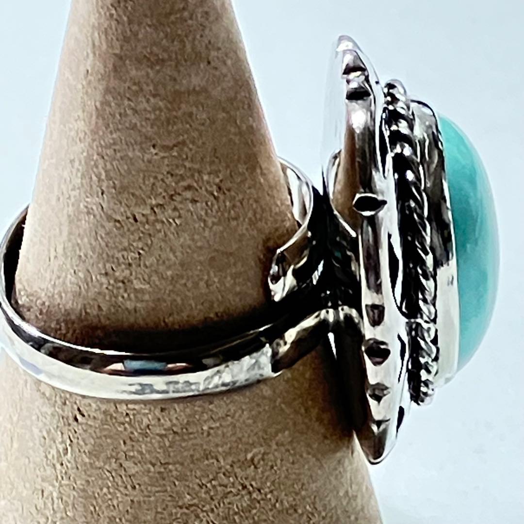 Mexico 925 リング　vintage メキシカンジュエリー　ターコイズ