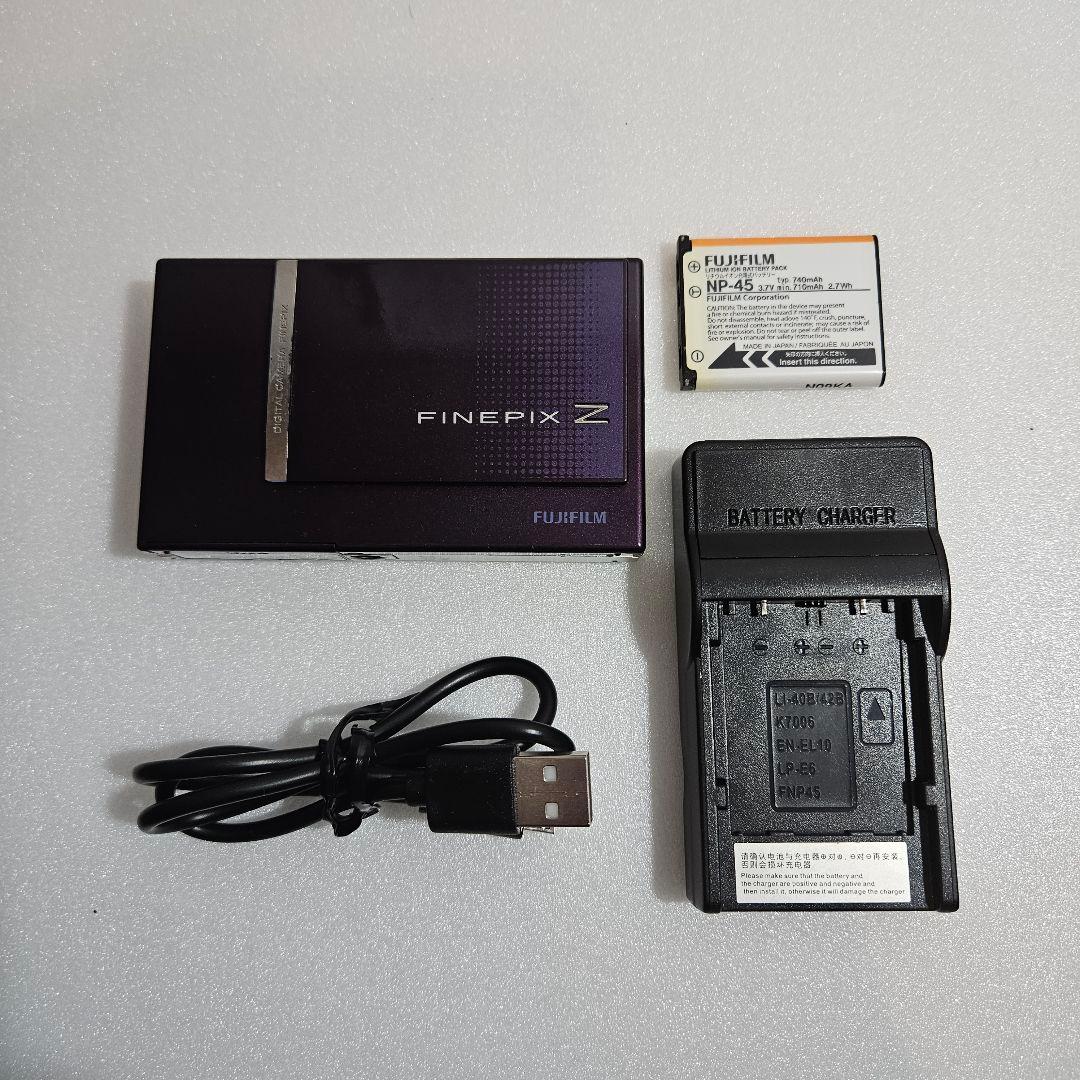 FUJIFILM FinePix Z250fd パープル 動作確認済