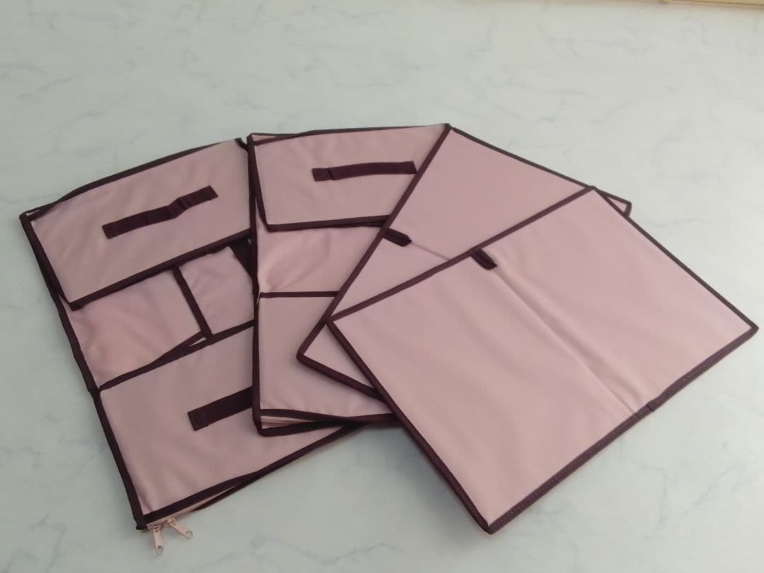 未使用 乾っとパック 小×6セット 防ダニプラス ピンク ベージュ 収納ケース