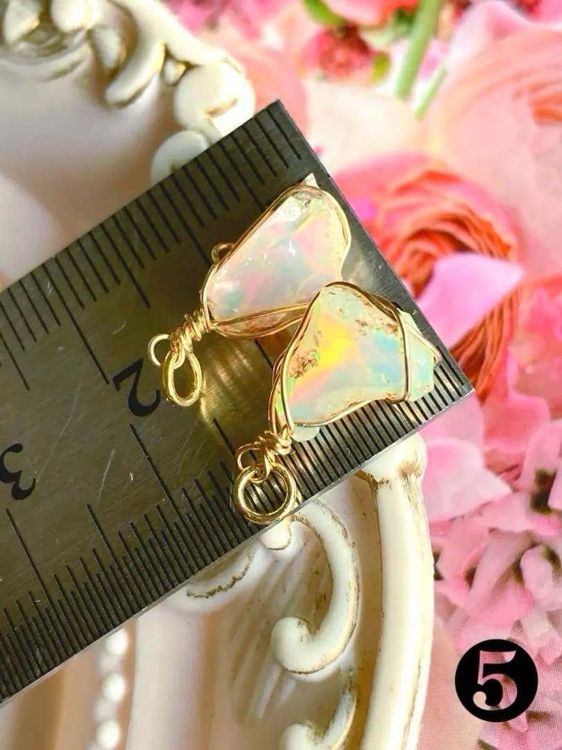 オパール好きさんの為のモリモリチャーム10種＆ピアスフック3種