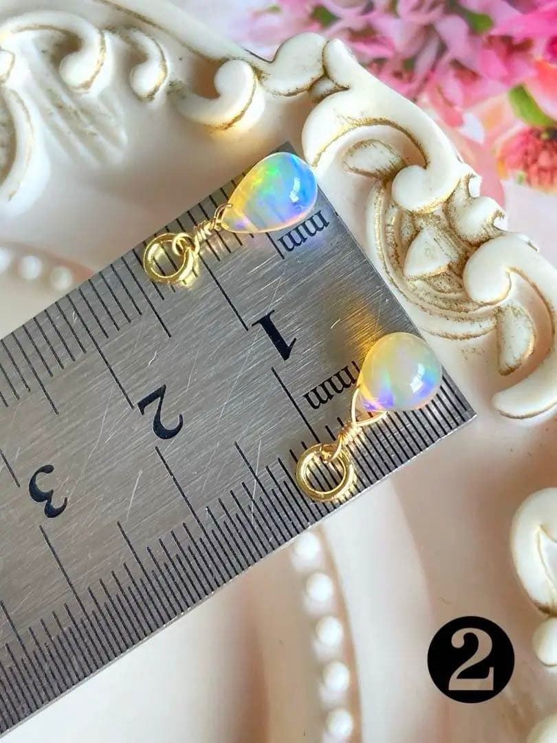 オパール好きさんの為のモリモリチャーム10種＆ピアスフック3種