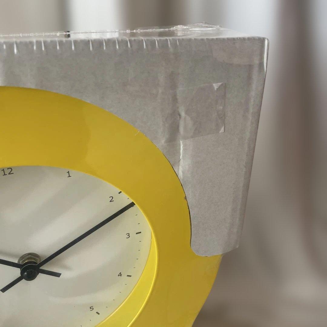 廃盤品 IKEA PS 1995 時計　置き時計　ポストモダン　イエロー　イケア
