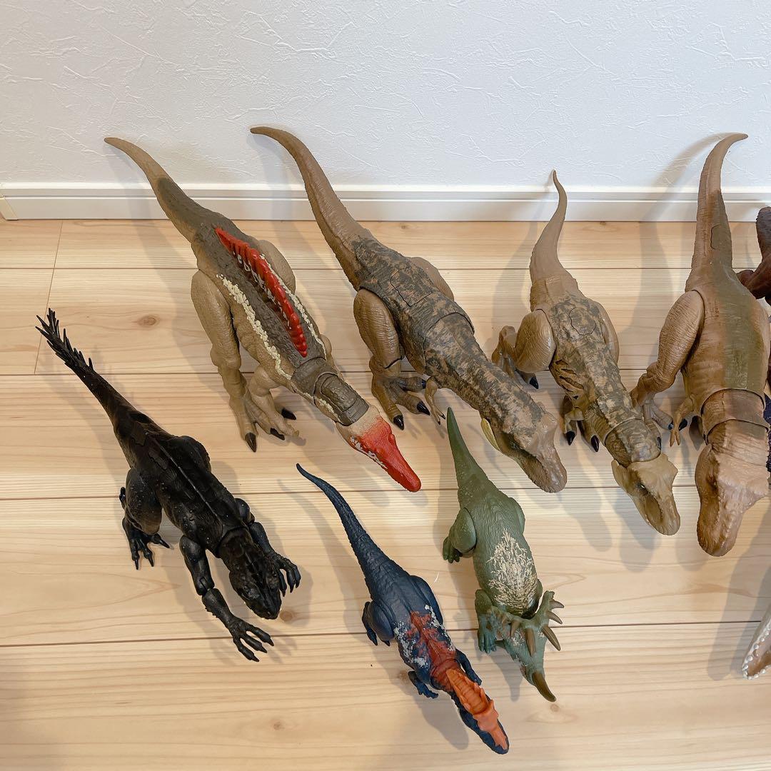 ジュラシックワールド マテル 恐竜 フィギュア まとめ売り 10体セット