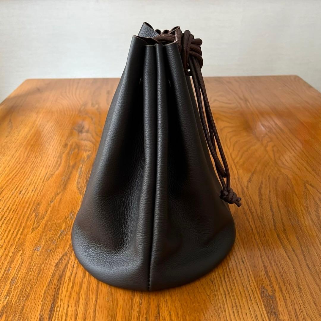 巾着バック2個まとめ買い　コードストッパー付き　ハンドメイド　手縫い