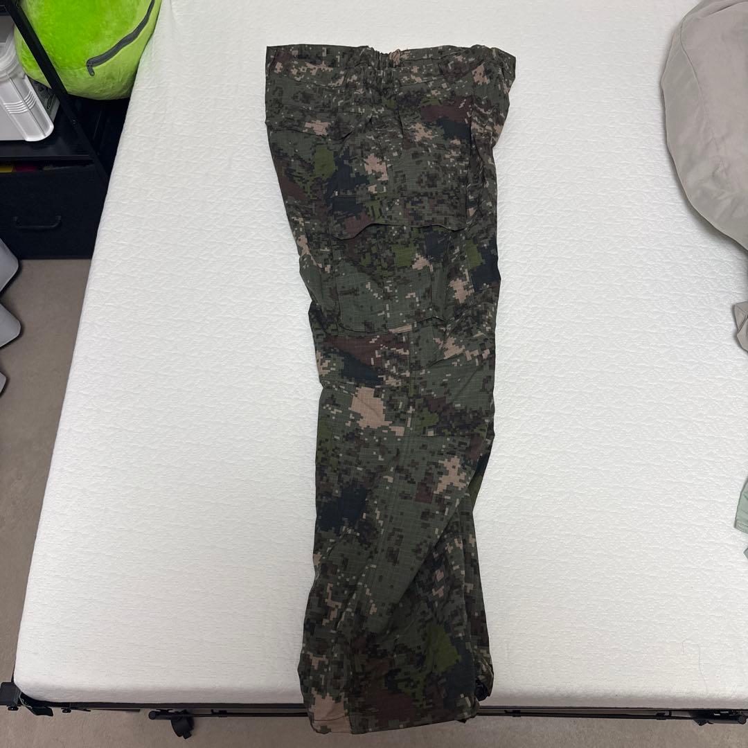 韓国軍戦闘服、夏用、デジタル花崗岩迷彩柄