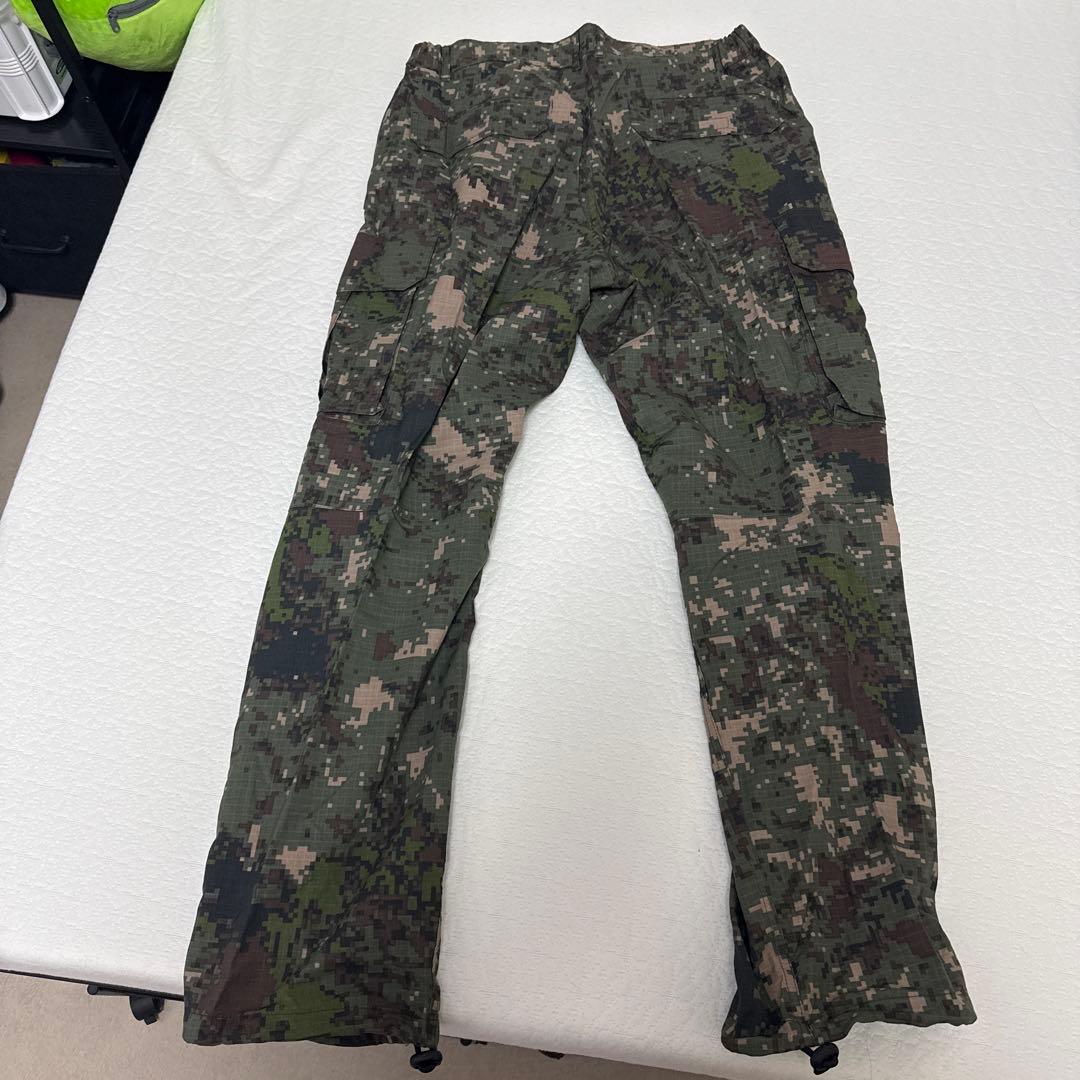韓国軍戦闘服、夏用、デジタル花崗岩迷彩柄