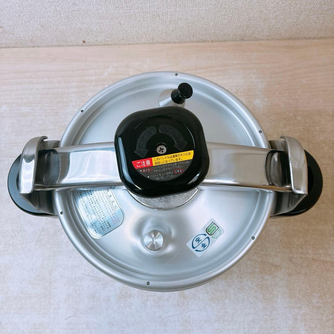 理研 圧力鍋 1升炊き 6L スピードクッキング 圧力なべ 両手鍋 自宅保管品
