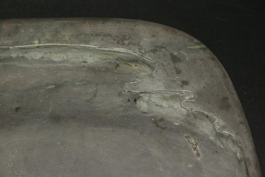 端渓 刻山水 硯 中国美術 民国 文房四宝(ZE840)