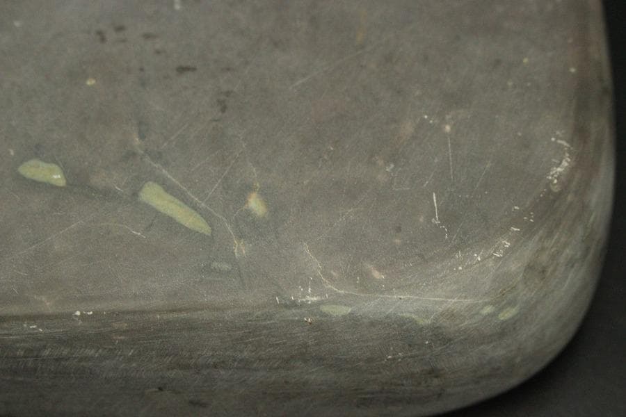 端渓 刻山水 硯 中国美術 民国 文房四宝(ZE840)