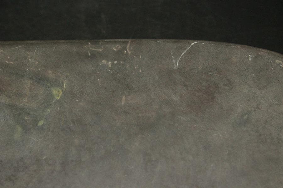 端渓 刻山水 硯 中国美術 民国 文房四宝(ZE840)