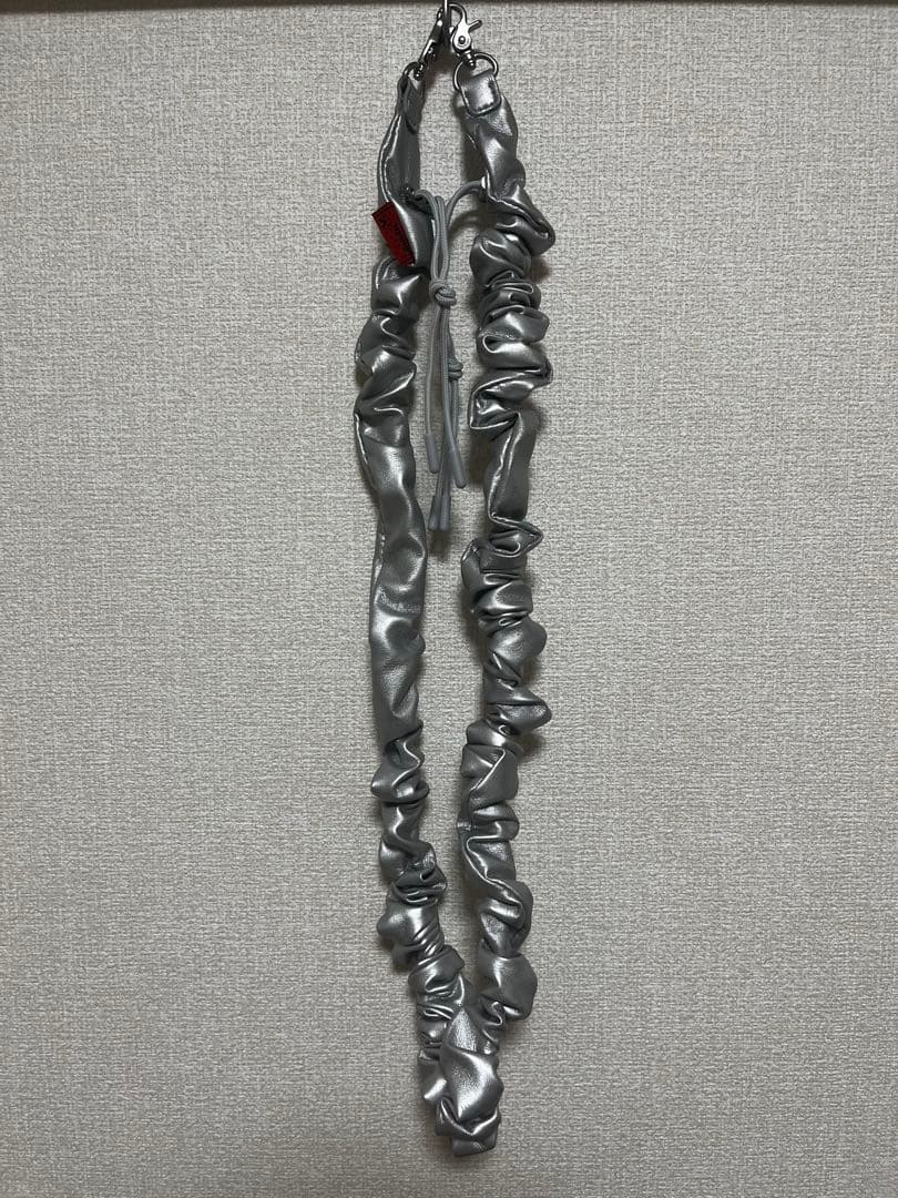 新品未使用【ストラップ単品】topologie bungeeストラップ　シルバー