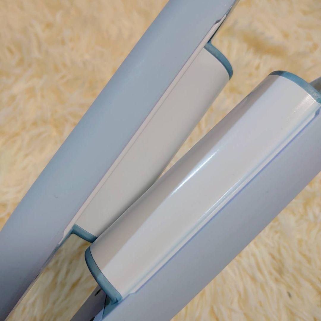 VODANA トリプルフローウェーブアイロン クリーミーブルー 40mm