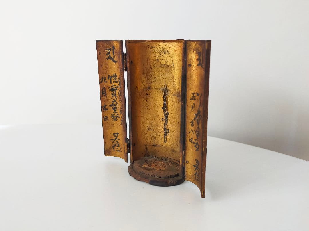 厨子　油彩二点まとめて