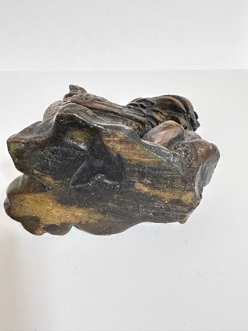 鋳銅 鶏 置物 在銘なし ブロンズ風 合金製 約9.5cm 491g 骨董