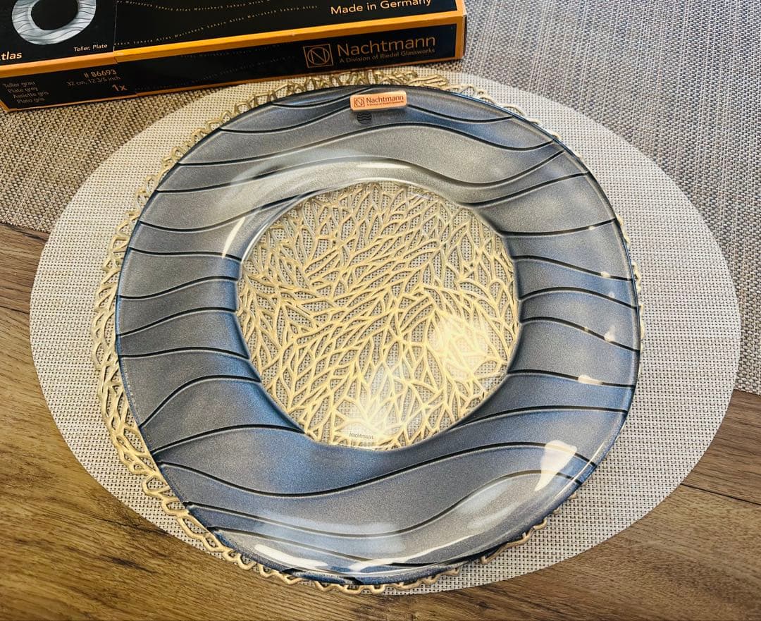 【新品未使用】廃盤ナハトマン サハラ Sahara シルバープレート 32cm